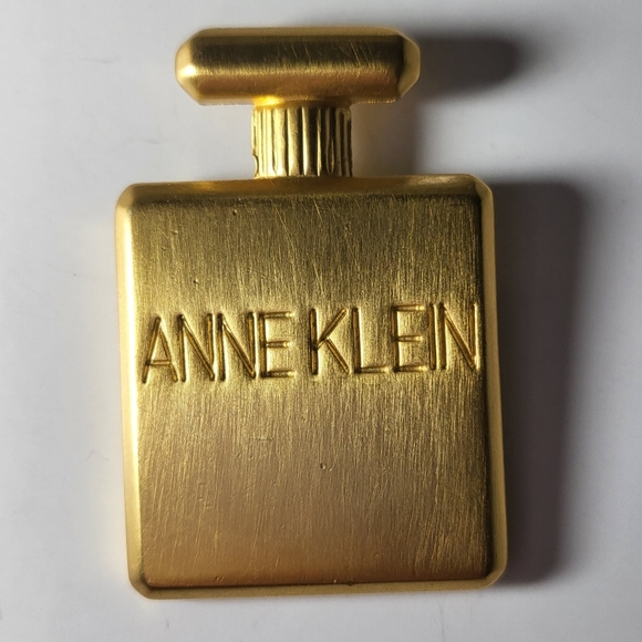 ANNE KLEIN PERFUME BOTTLE BROOCH NWOT VINTAGE - Picture 3 of 8